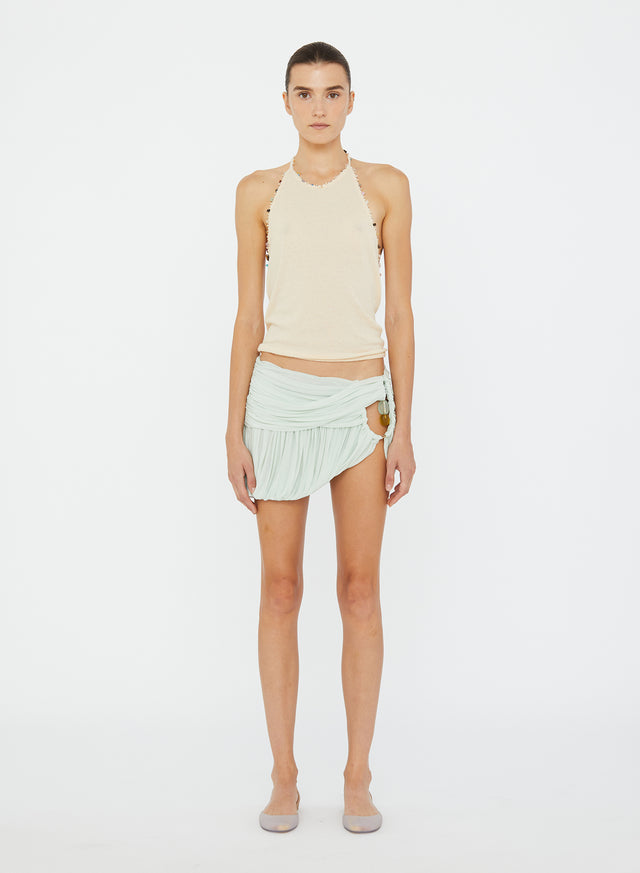 Beach Quartz Halter Tank