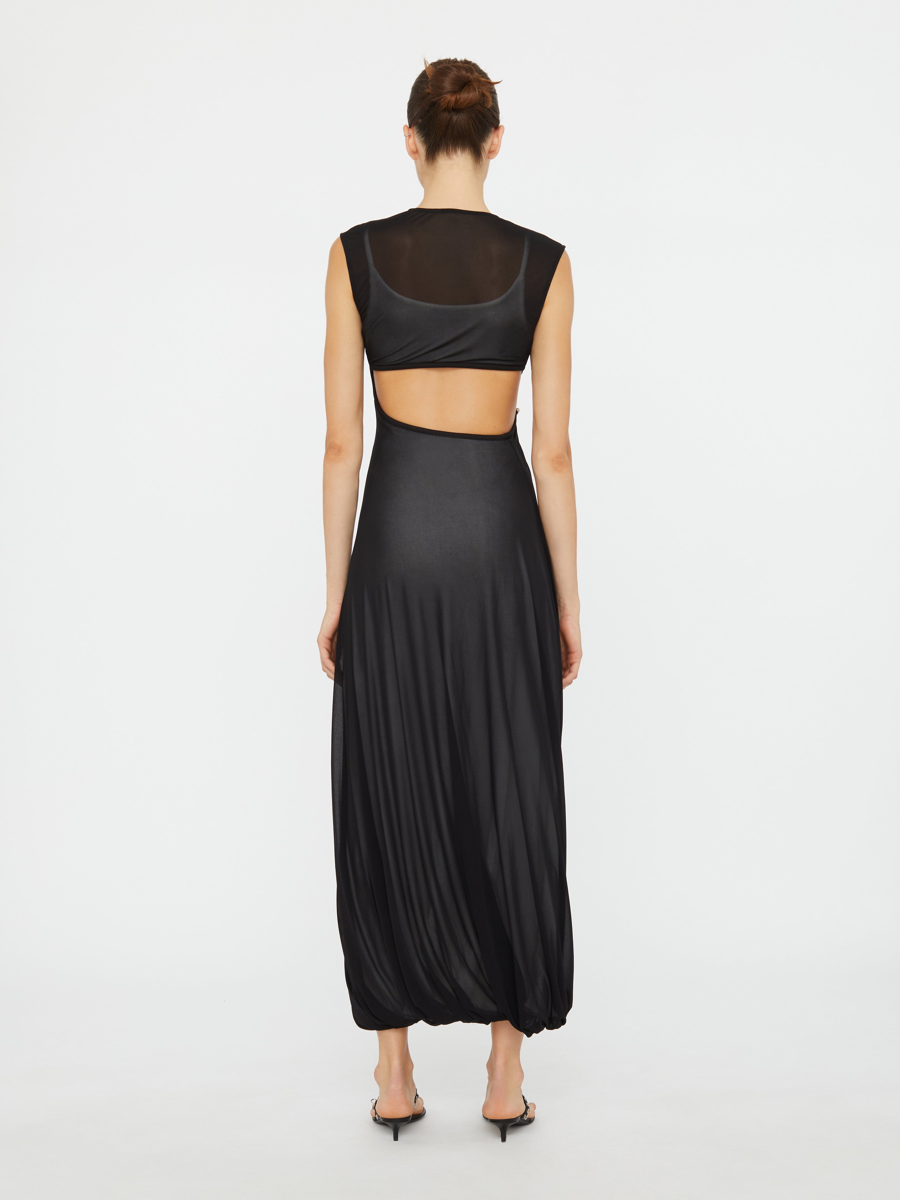 Paisley Overlay Encased Tank Dress