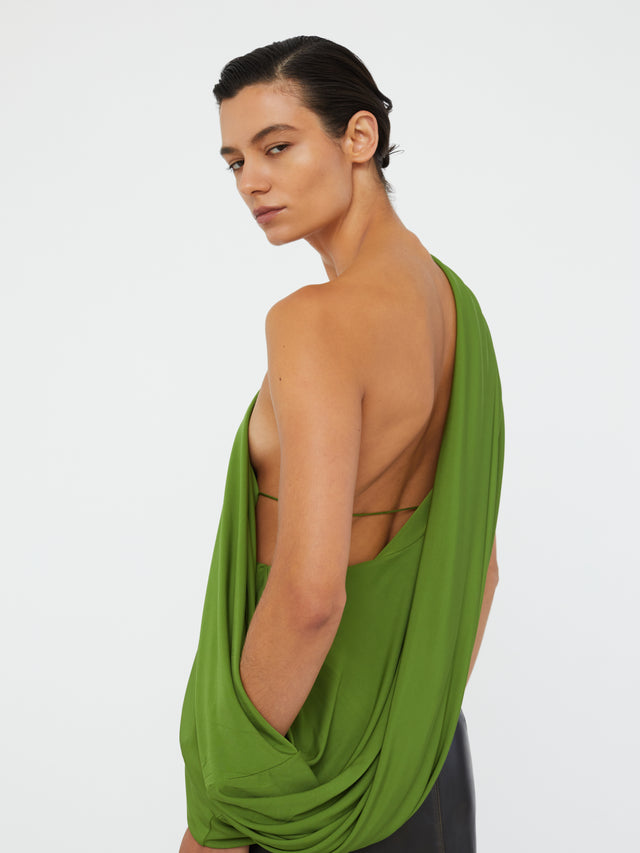 Aiba Draped Jersey Tee