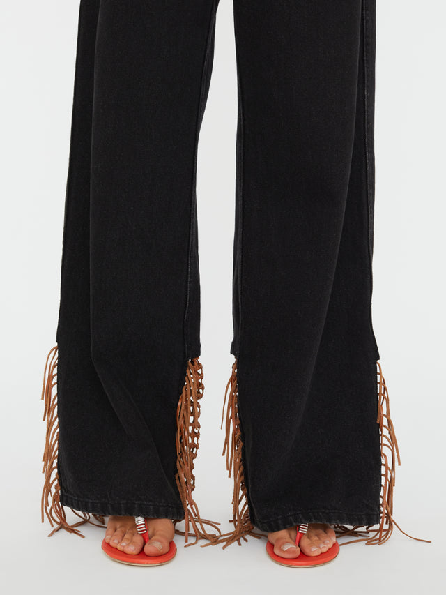 Basket Leather Jean