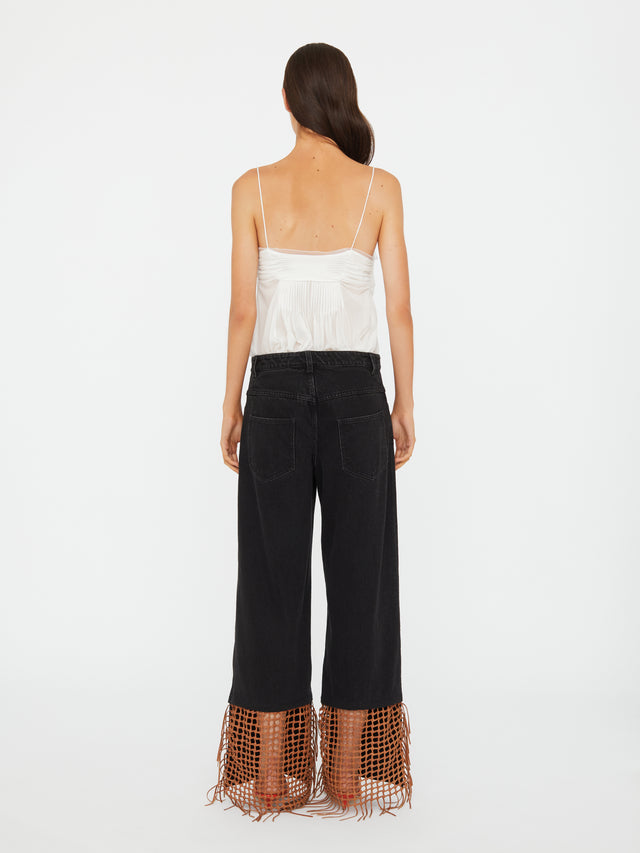 Basket Leather Jean