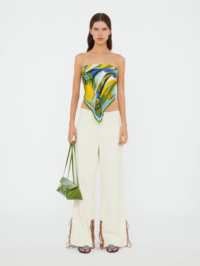 Acidic Floral Silk Scarf