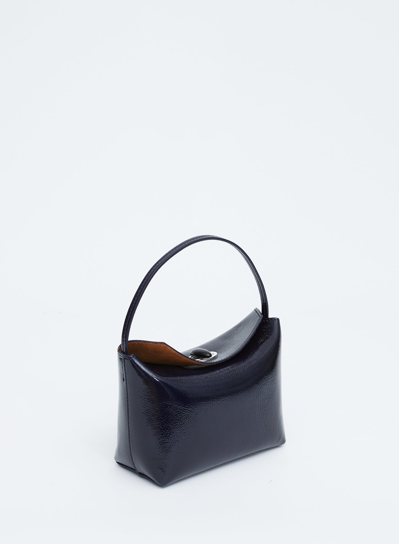 Turnlock Patent Mini Shoulder Bag