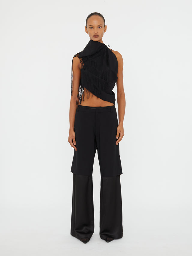 Unravel Macrame Wrap Top