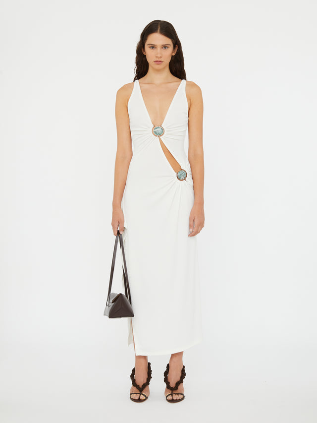 Mineral Stone Cascade Tank Dress