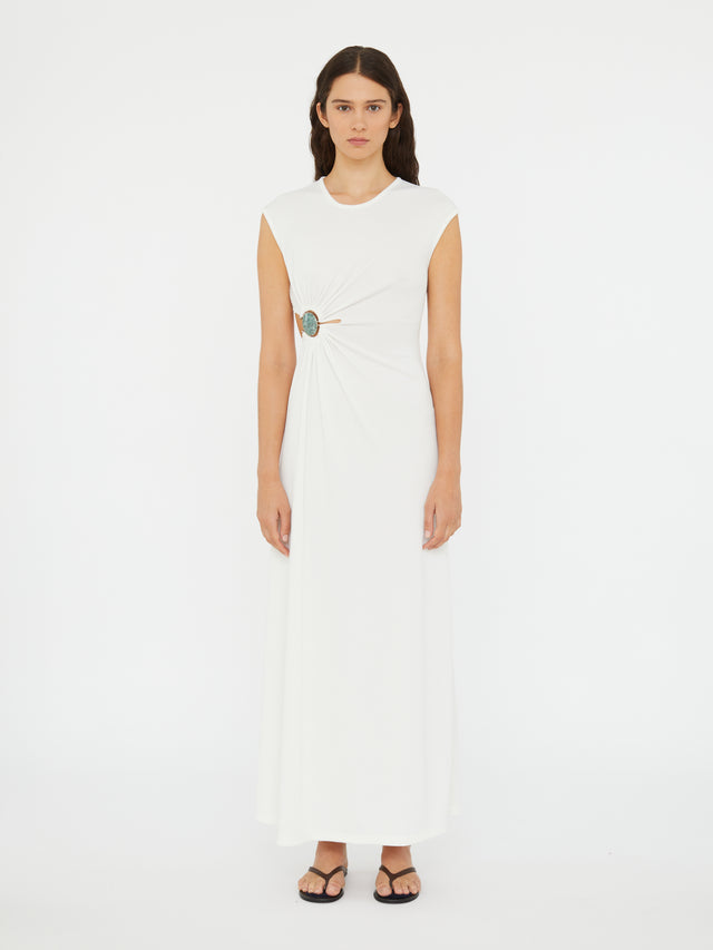 Mineral Stone Ruched Tank Dress