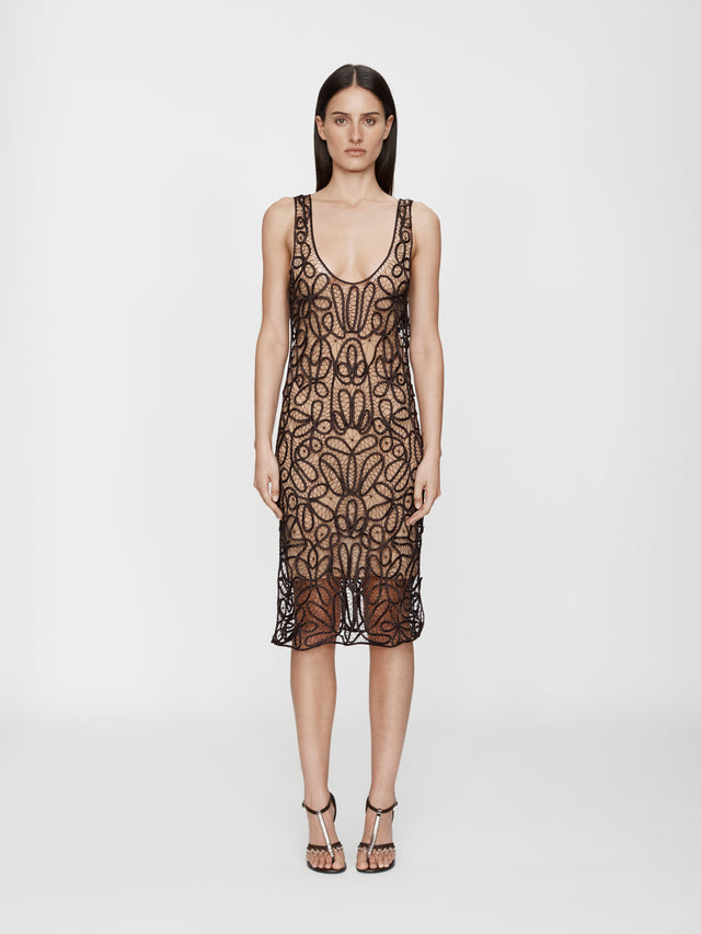 Meander Lace Tank Dress