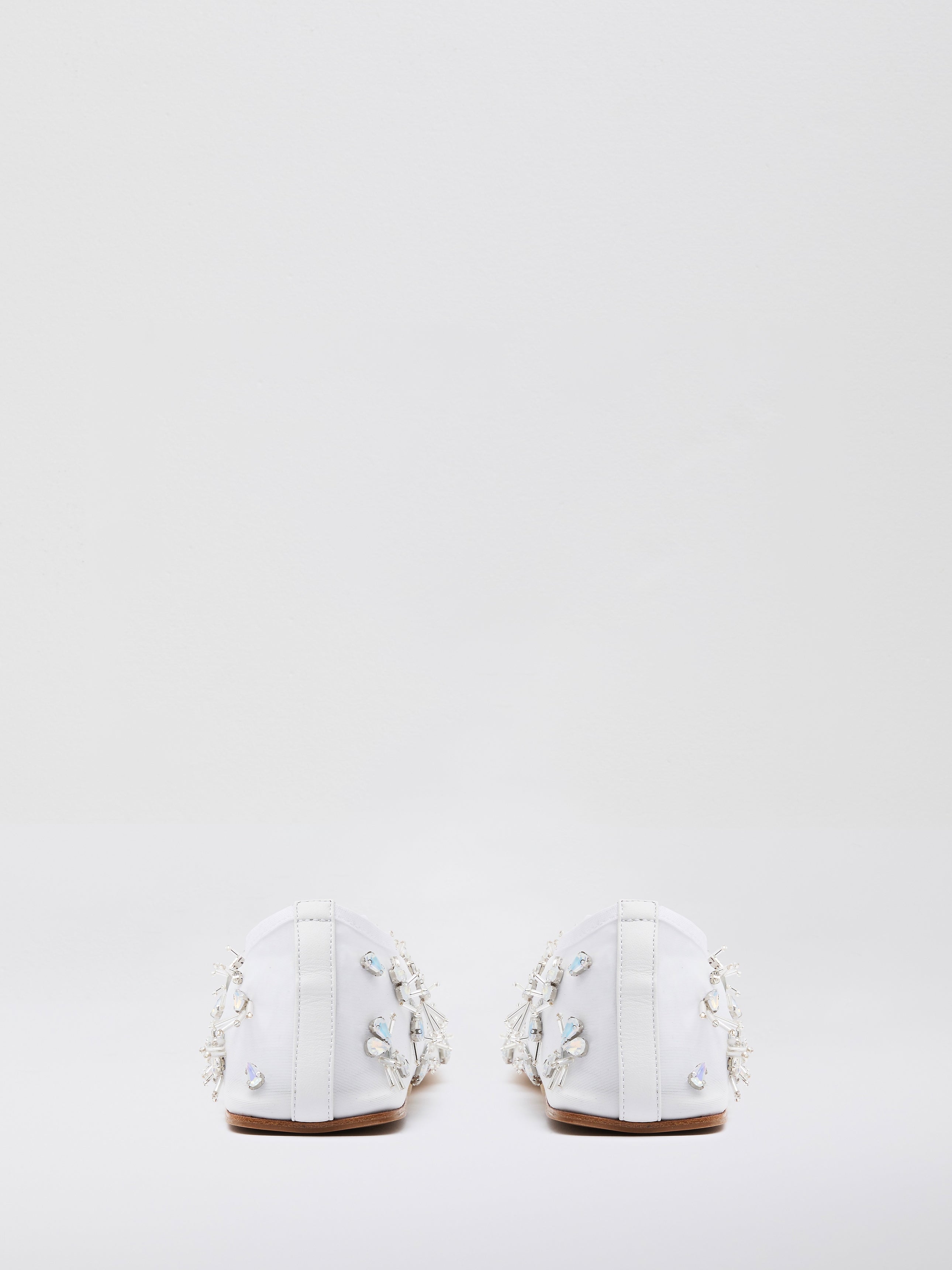 Frosted Beaded Mesh Flat