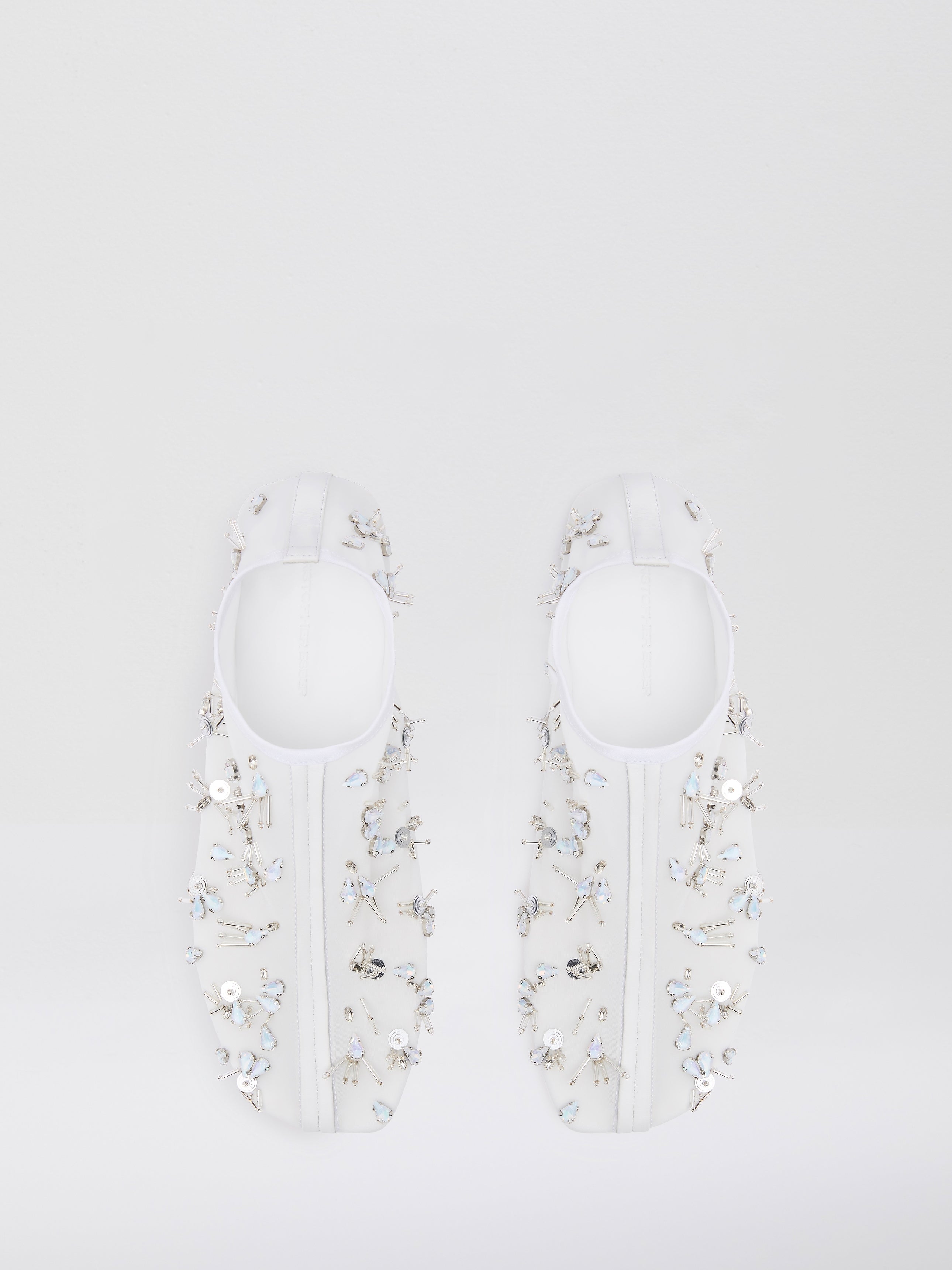 Frosted Beaded Mesh Flat