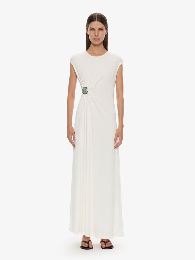 Mineral Stone Ruched Tank Dress