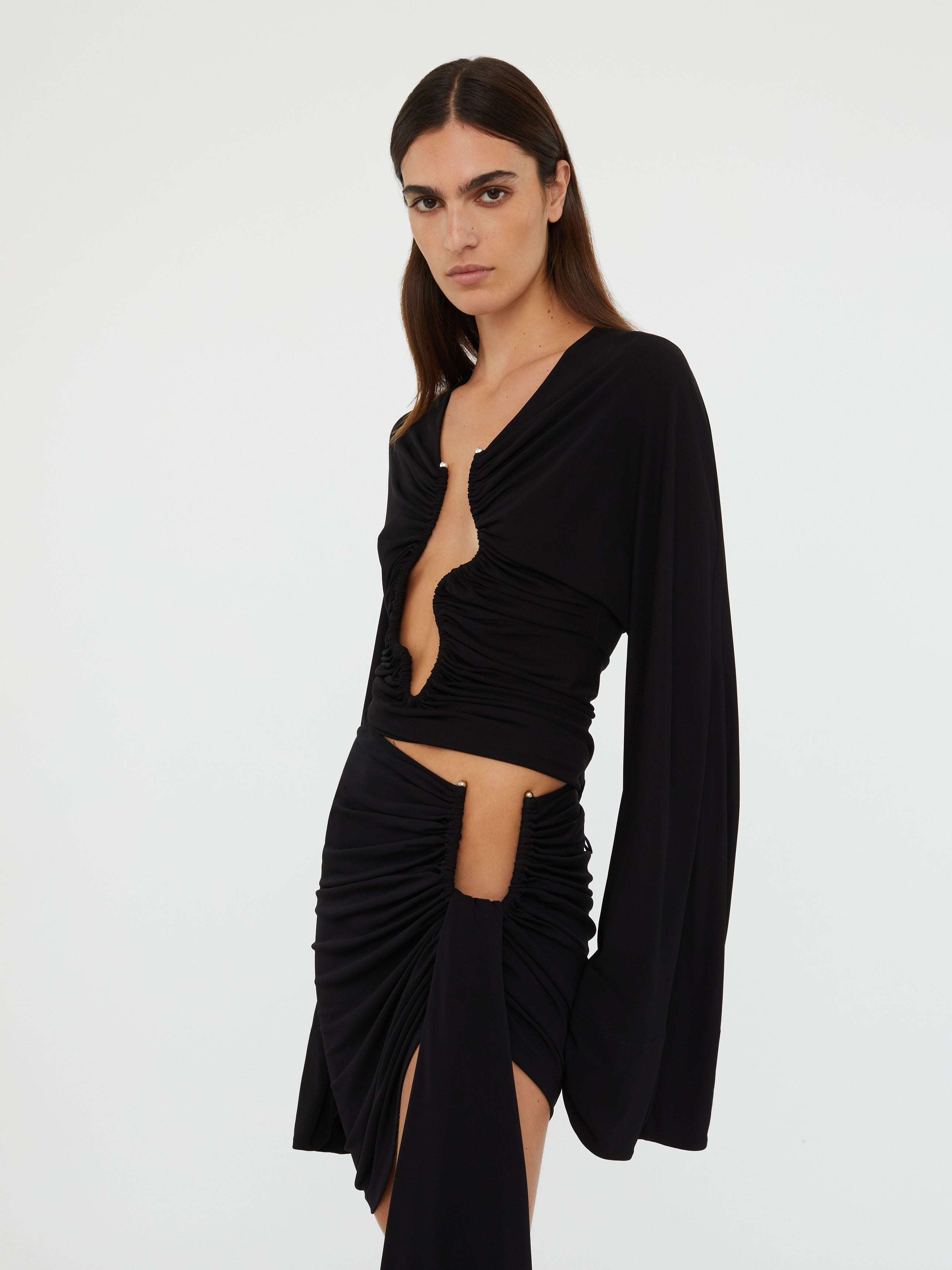 Salacia Ruched Long Sleeve Top