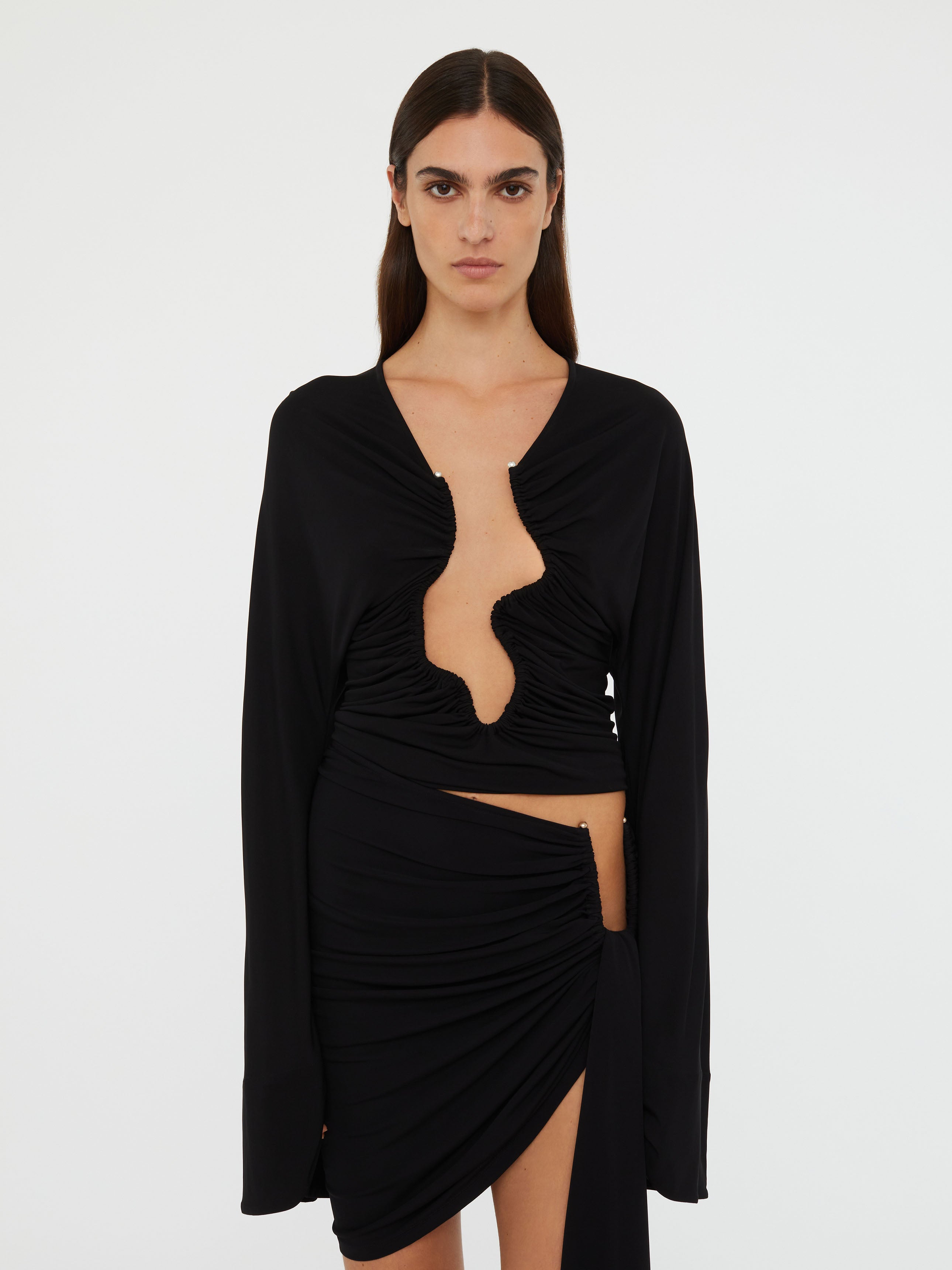 Salacia Ruched Long Sleeve Top