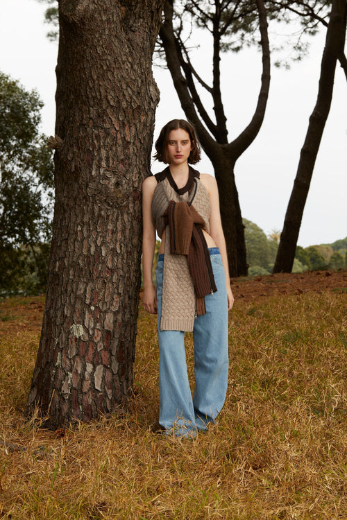 On set for the Fall 23 creative story.