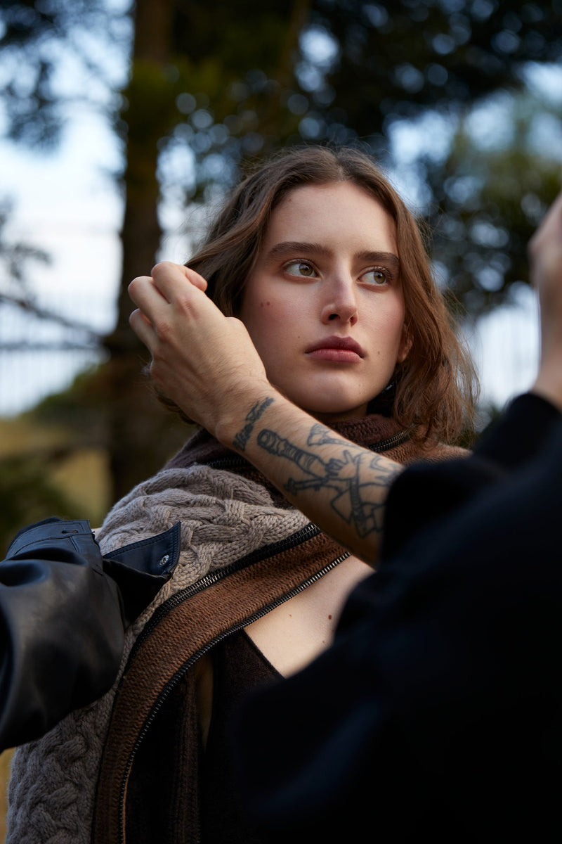 On set for the Fall 23 creative story.