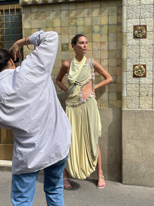 BTS with Erin Wasson for Resort 23