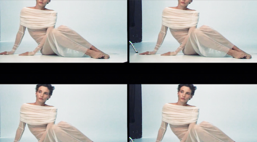 Fall 22 Video stills — Kelsey Martinovich wears the Milestone Veil Column Dress