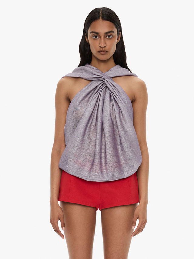 Piled Hooded Top