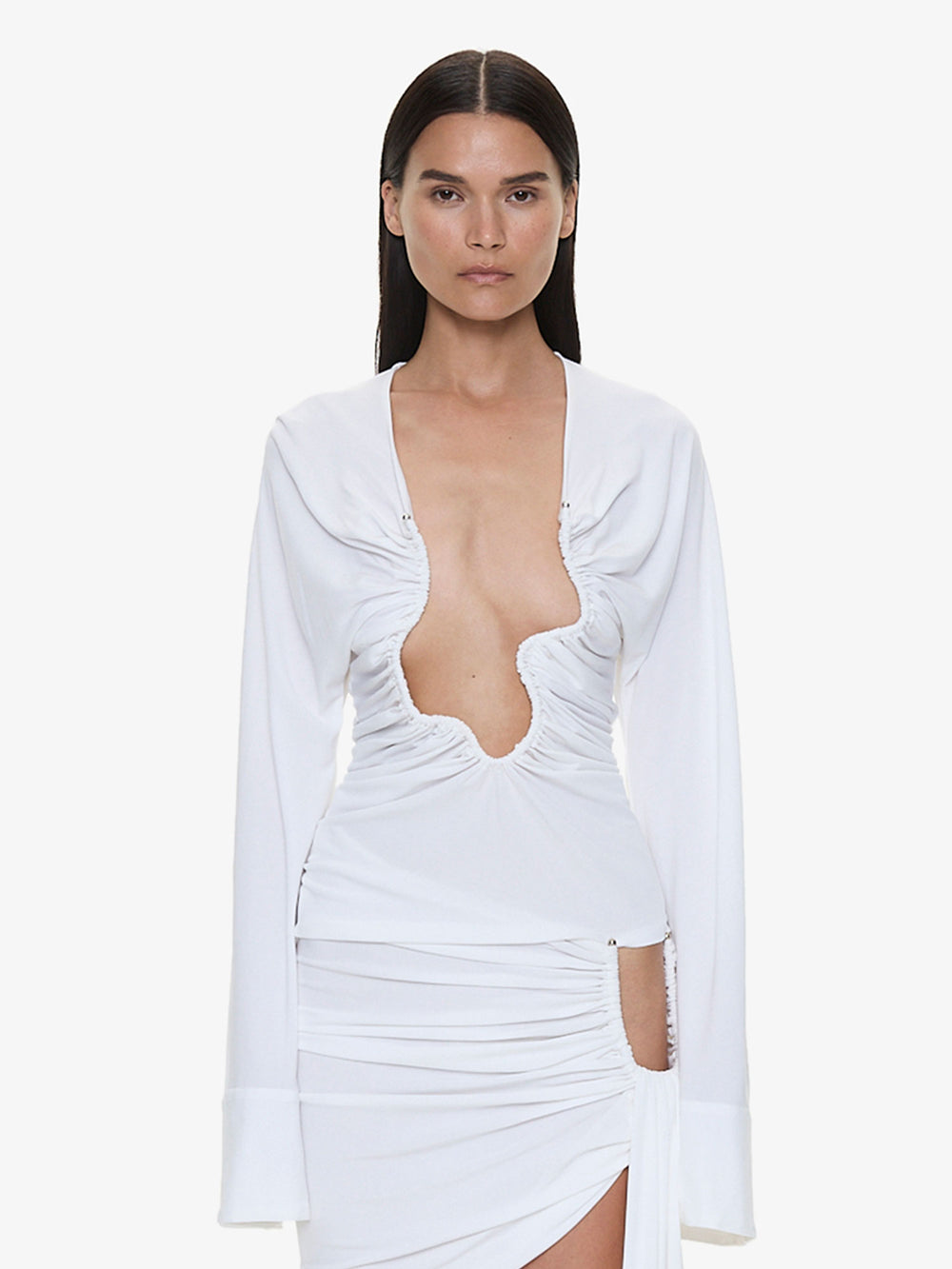 Salacia Ruched Long Sleeve Top