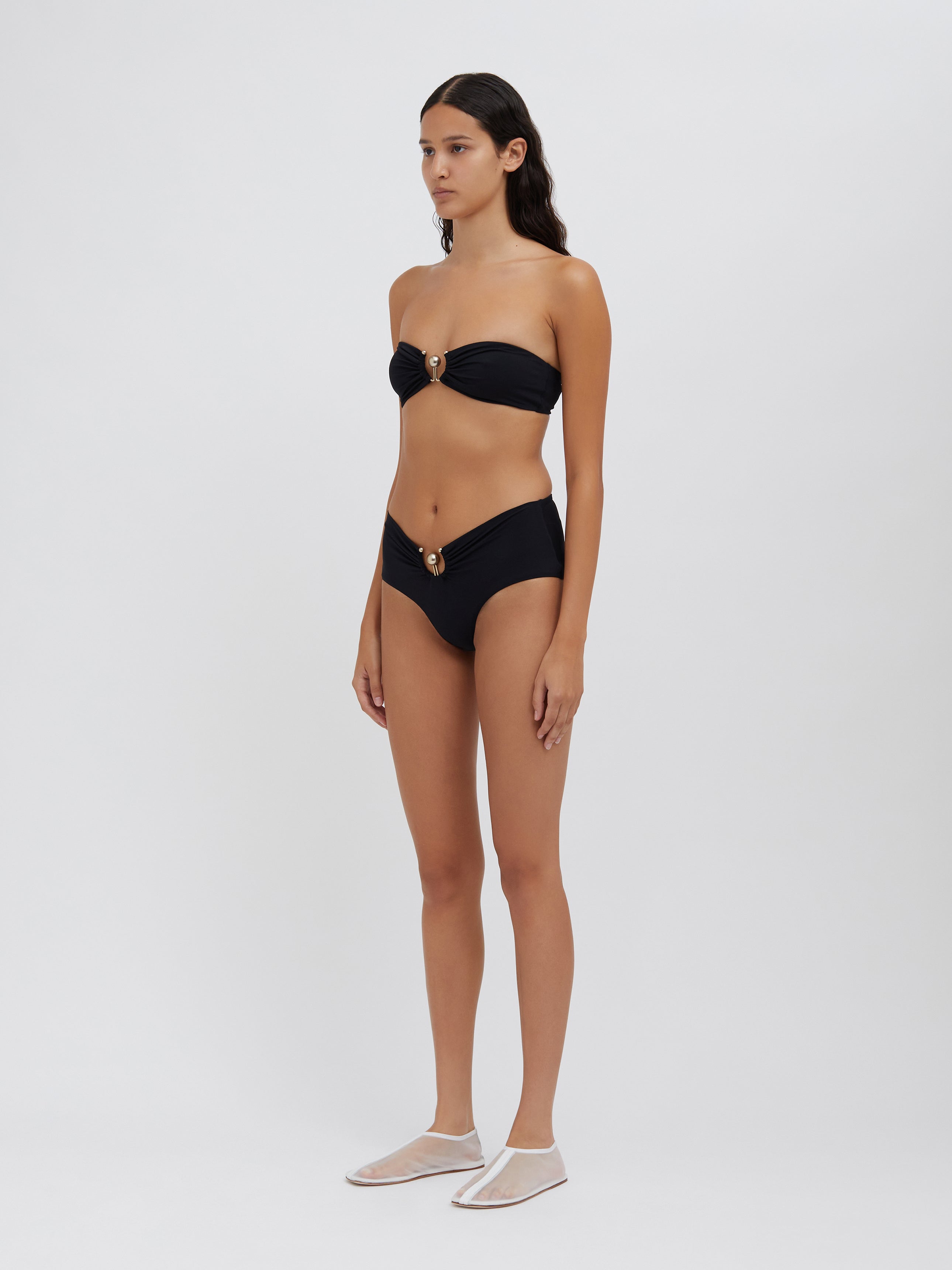 Ruched Prong Bandeau