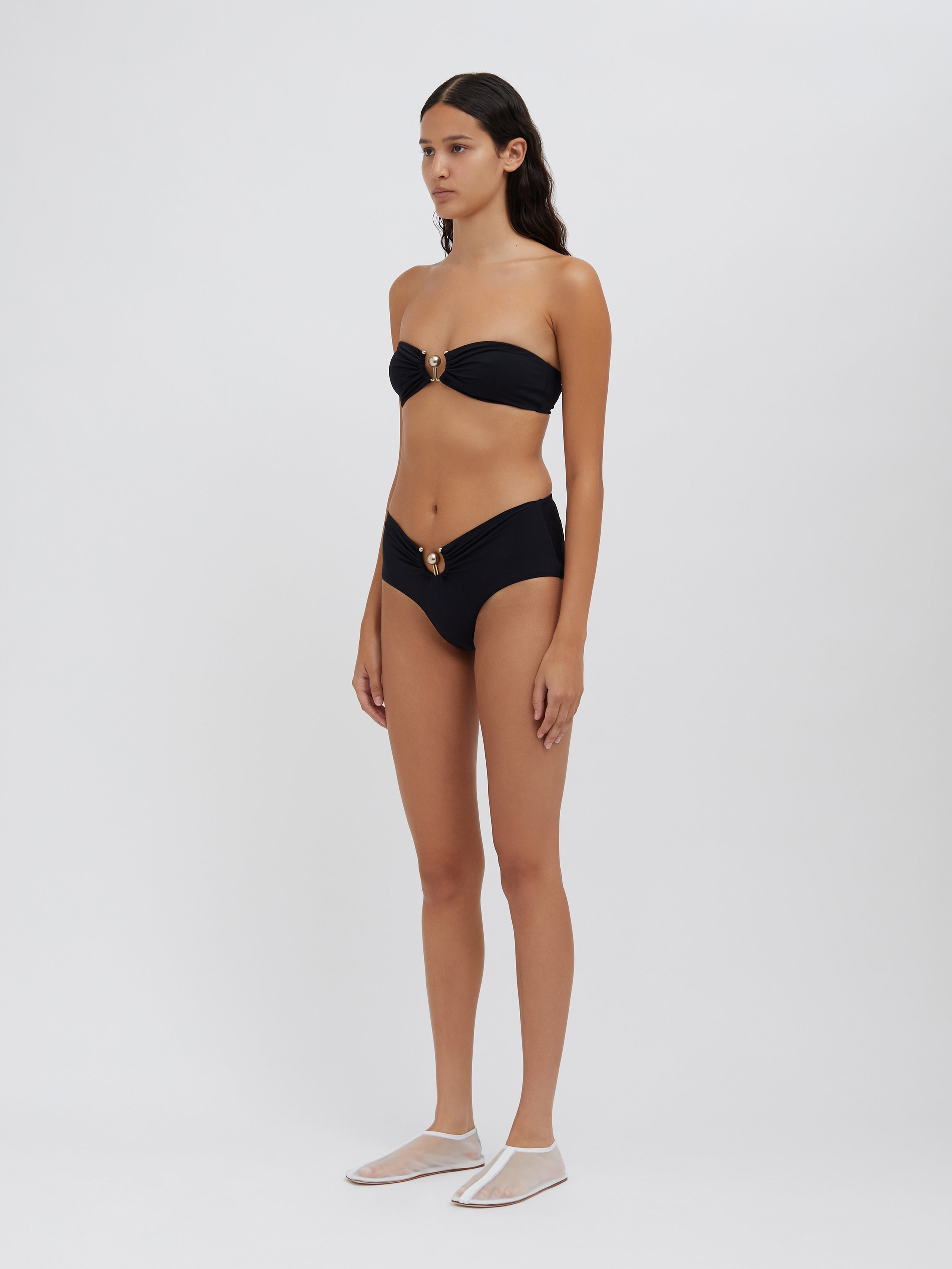 Ruched Prong Bandeau