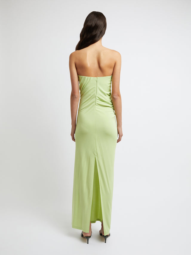 Strapless Ruched Dress