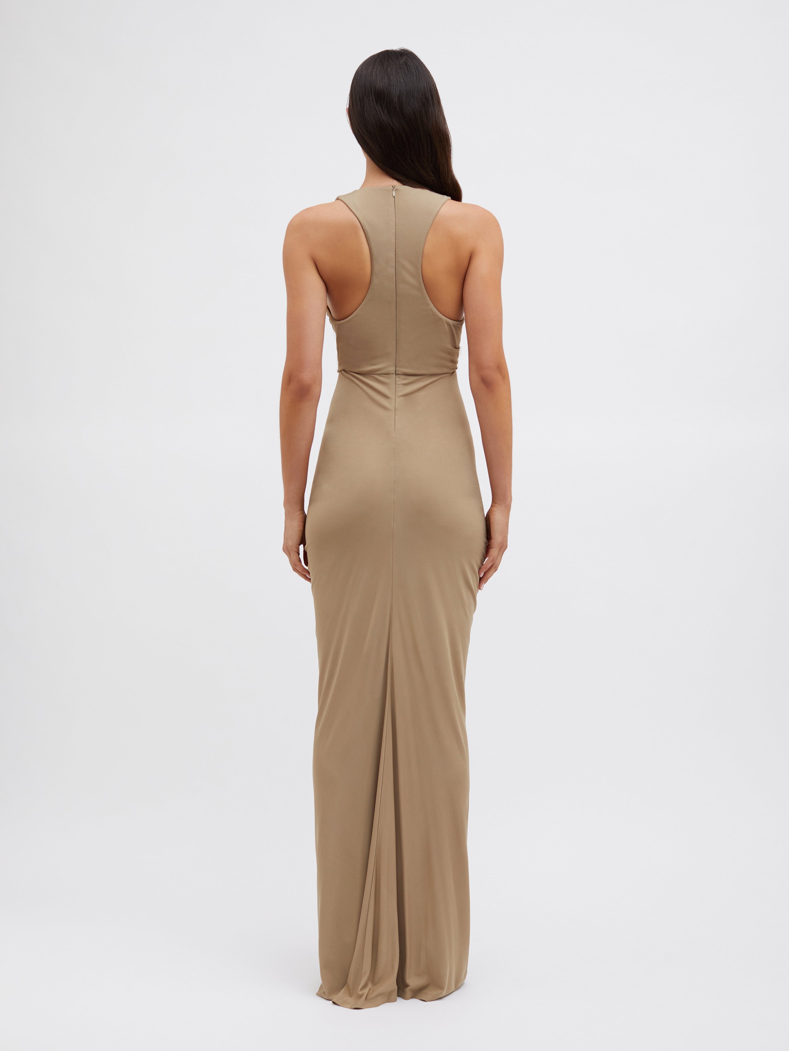 Vivenda Drape Front Dress