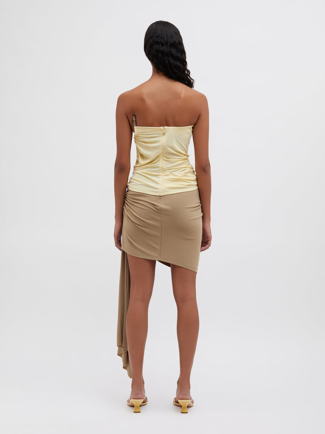 Arced Palm Micro Skirt
