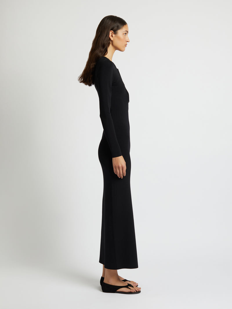 Salacia Wire Long Sleeve Column Dress - Image 3