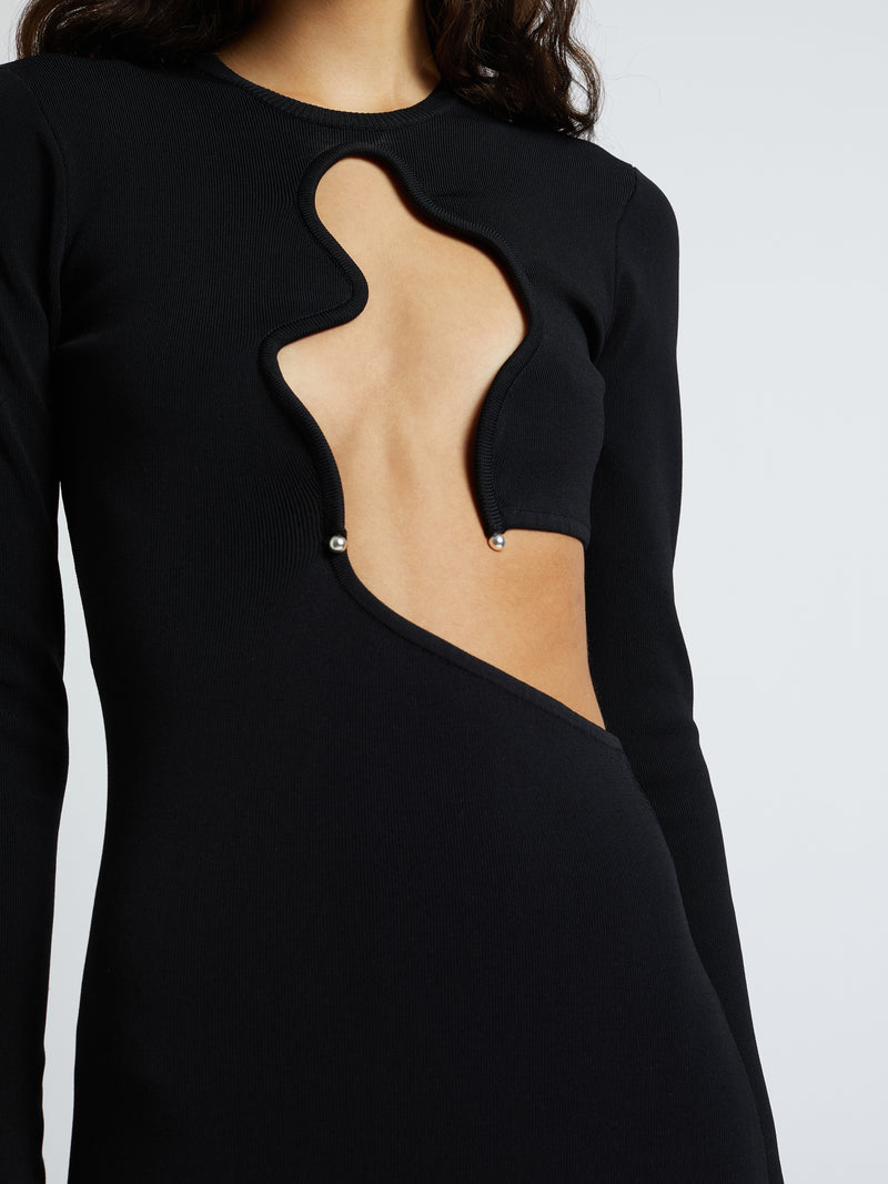 Salacia Wire Long Sleeve Column Dress - Image 5