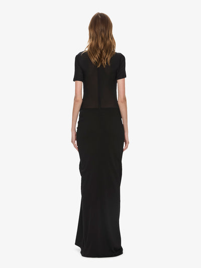 Fusion Ruched Tee Gown