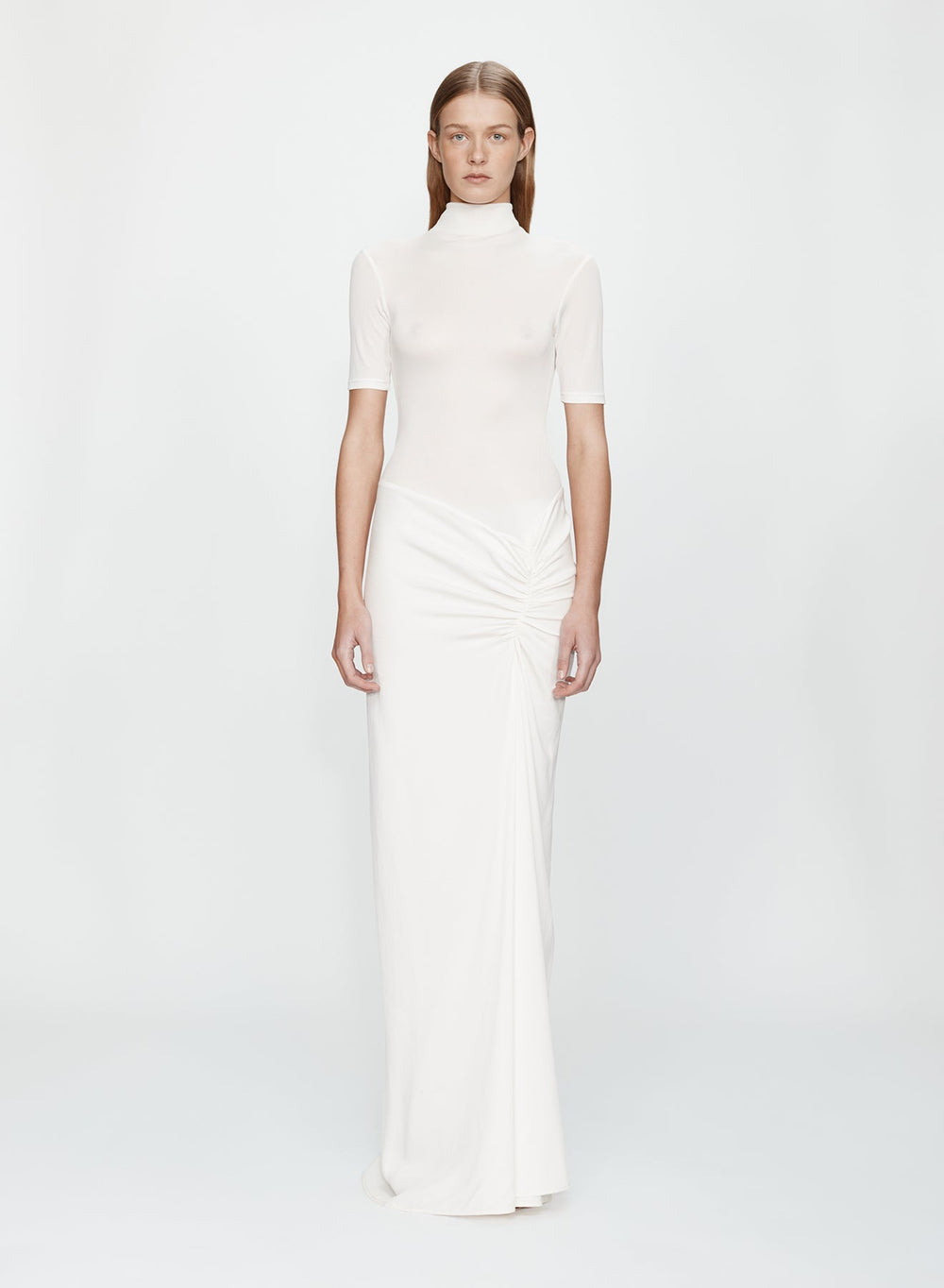 Fusion Ruched Tee Gown