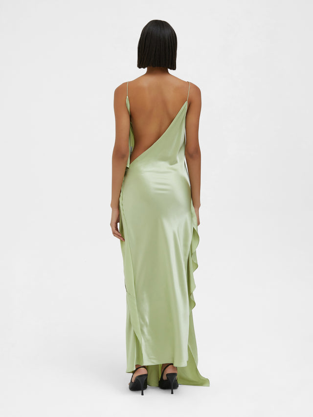 Cusco Silk Drape Cami Dress