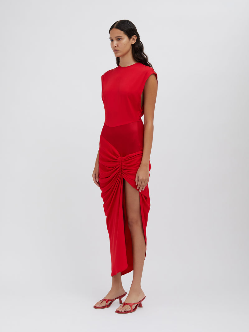 Fusion Ruched Micro Dress - Image 3