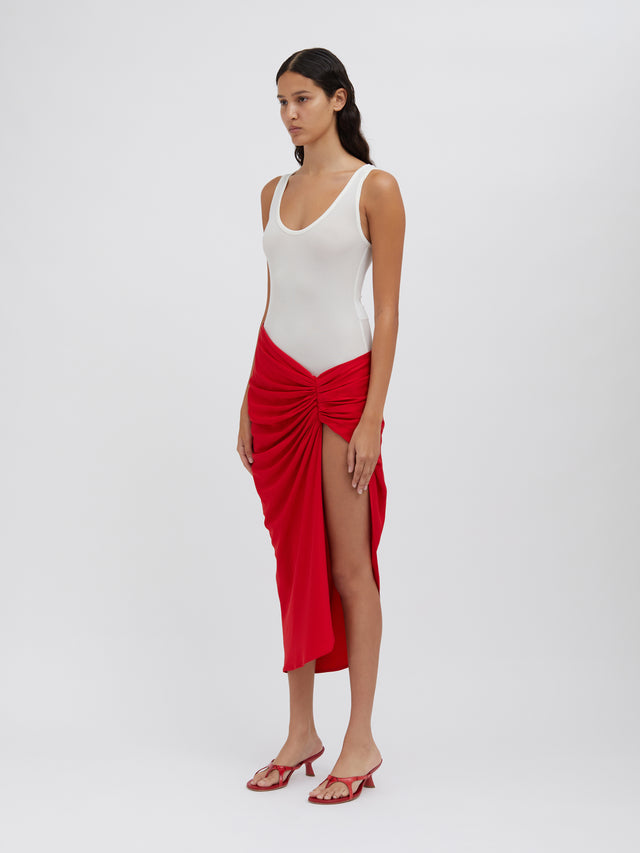 Euripides Ruched Skirt