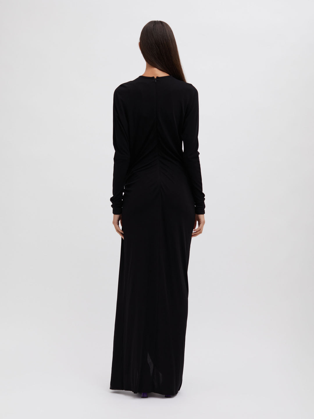 Helix Crystal Stone Long Sleeve Dress