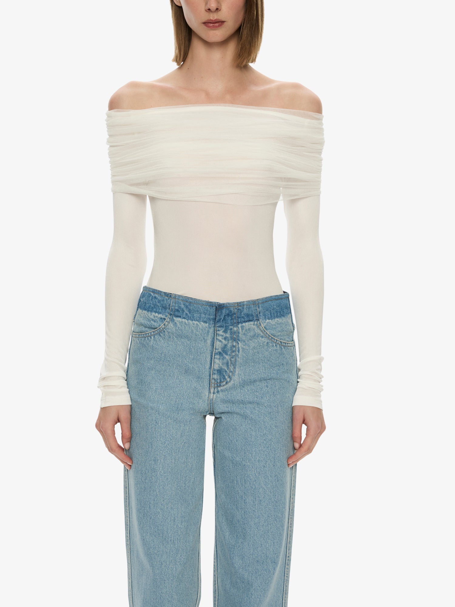 Sonora Veiled Long Sleeve Top