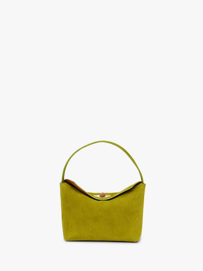 Turnlock Suede Mini Bag - Image 1