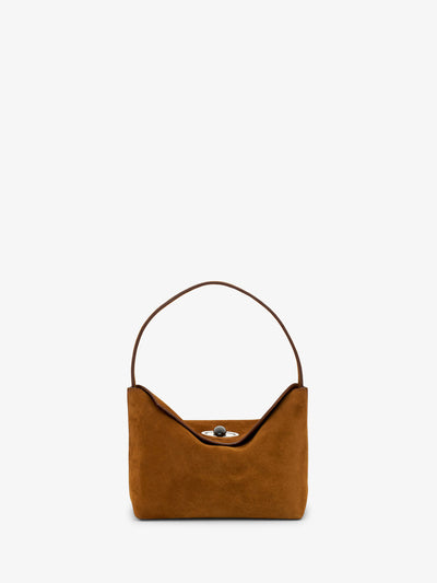Turnlock Suede Mini Bag