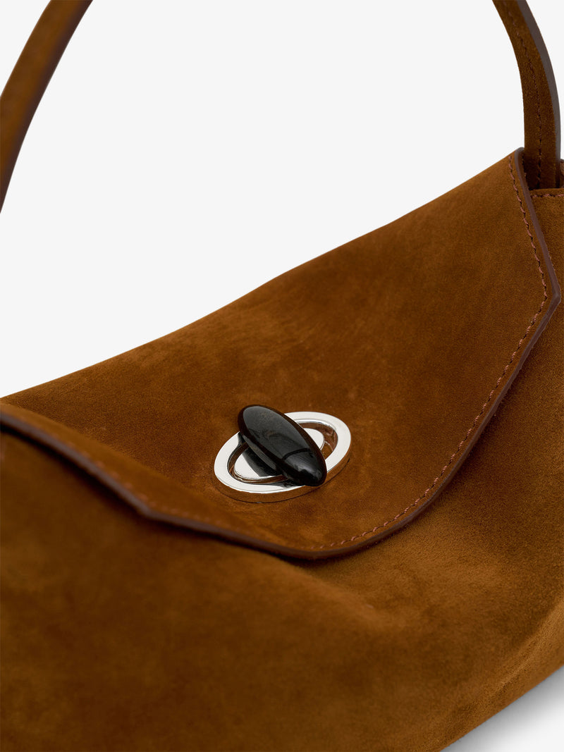 Turnlock Suede Mini Bag - Image 2
