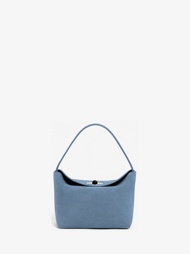 Turnlock Suede Mini Bag