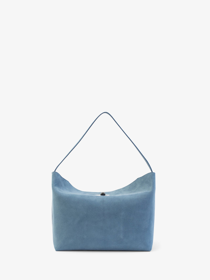 Turnlock Suede Shoulder Bag - Image 2