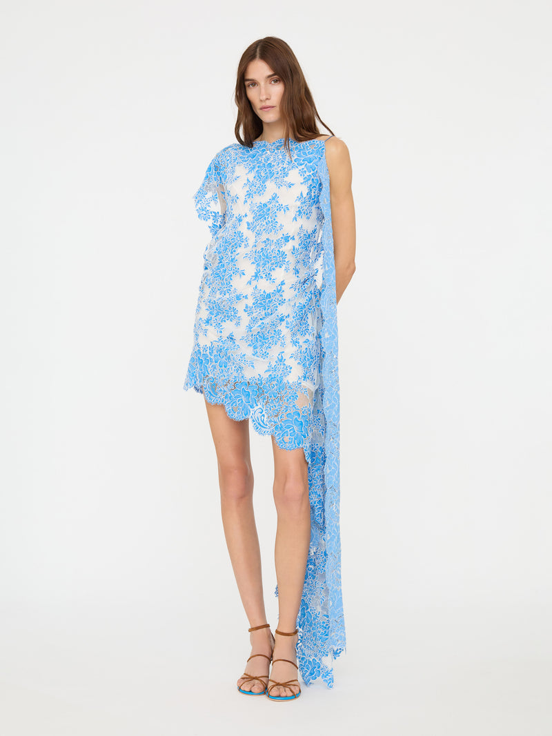 Floating Lace Mini Dress - Image 3