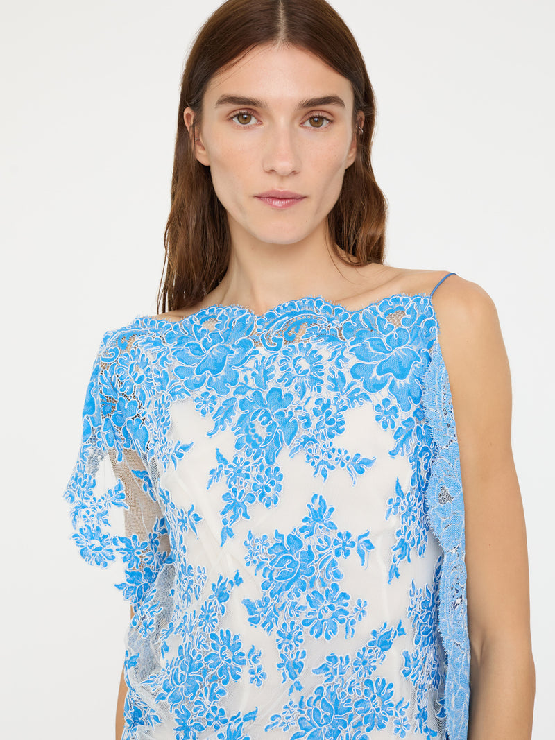 Floating Lace Mini Dress - Image 4