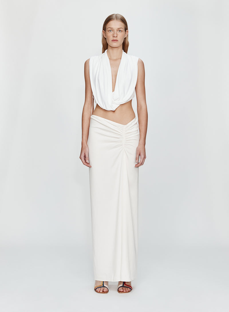 Side Ruched Skirt - Image 1