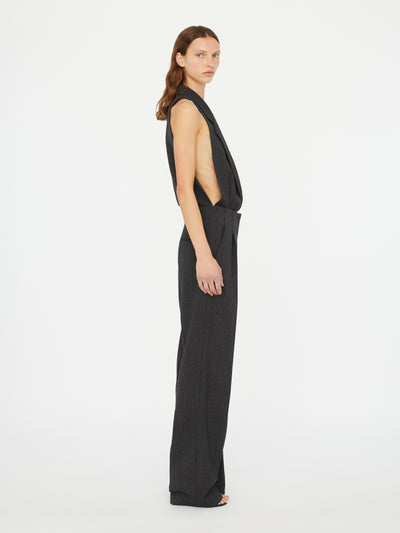 Facile Tailored Twill Bodysuit