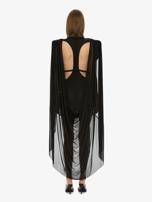 Torrent Draped Mini Dress