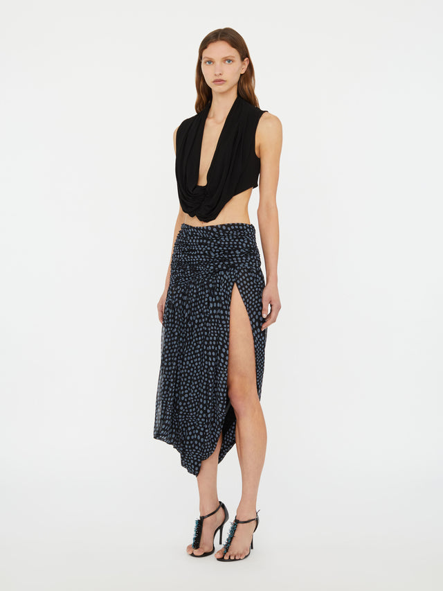 Gyre Draped Looped Skirt