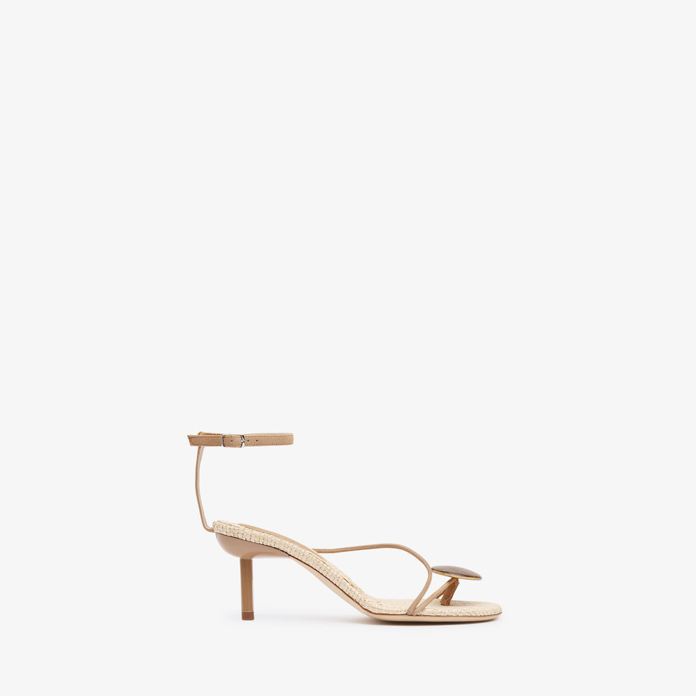 Doma Stoned Raffia Heel