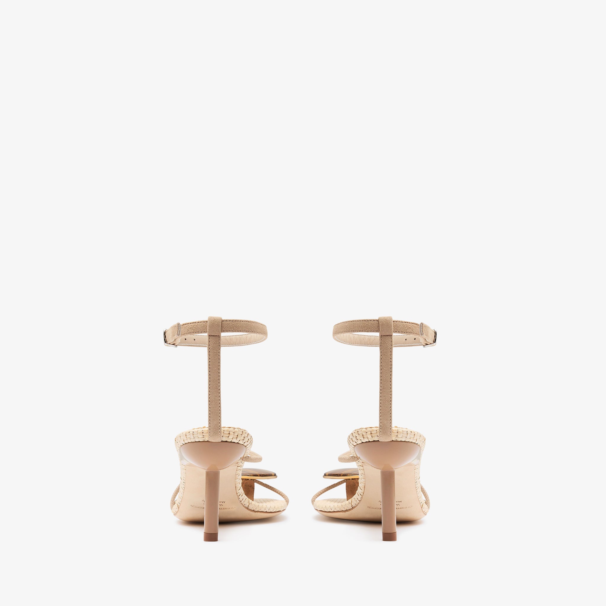 Doma Stoned Raffia Heel