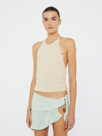 Beach Quartz Halter Tank